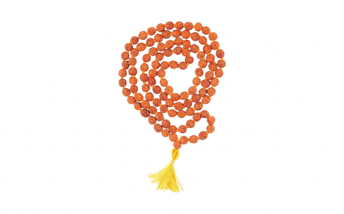 5 Mukhi Rudraksha Mala – 108 beads jap mala