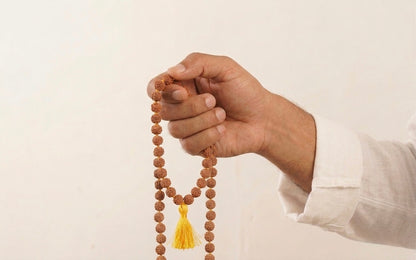 5 Mukhi Rudraksha Mala – 108 beads jap mala
