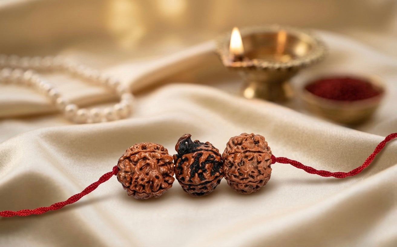 Vidya Siddhi saraswati Kavach – 4 Mukhi, 6 Mukhi & Ganesh Rudraksha