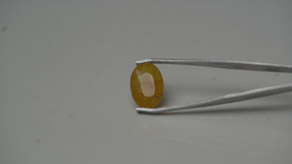 YELLOW SAPPHIRE PUKHRAJ - BANGKOK ORIGIN 9.21 CARAT