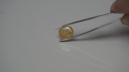 SRI LANKAN YELLOW SAPPHIRE PUKRAJ 5.03 CARAT